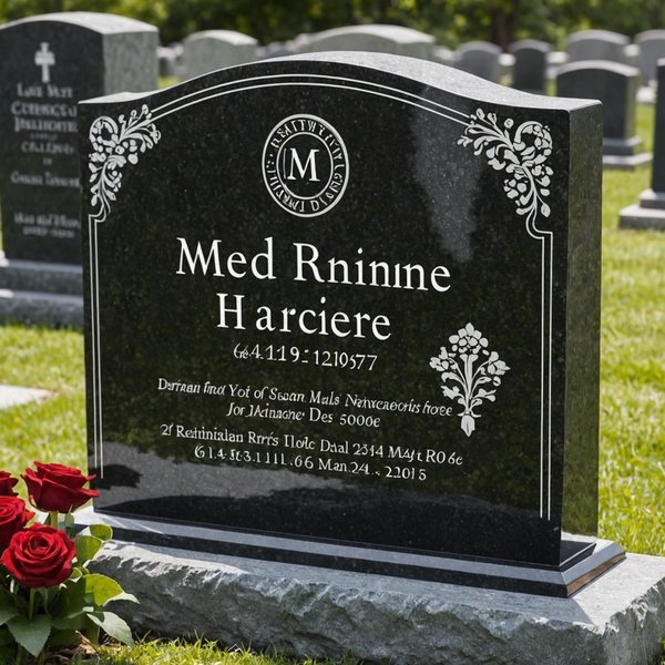Personnalisez votre plaque funéraire avec élégance et durabilité